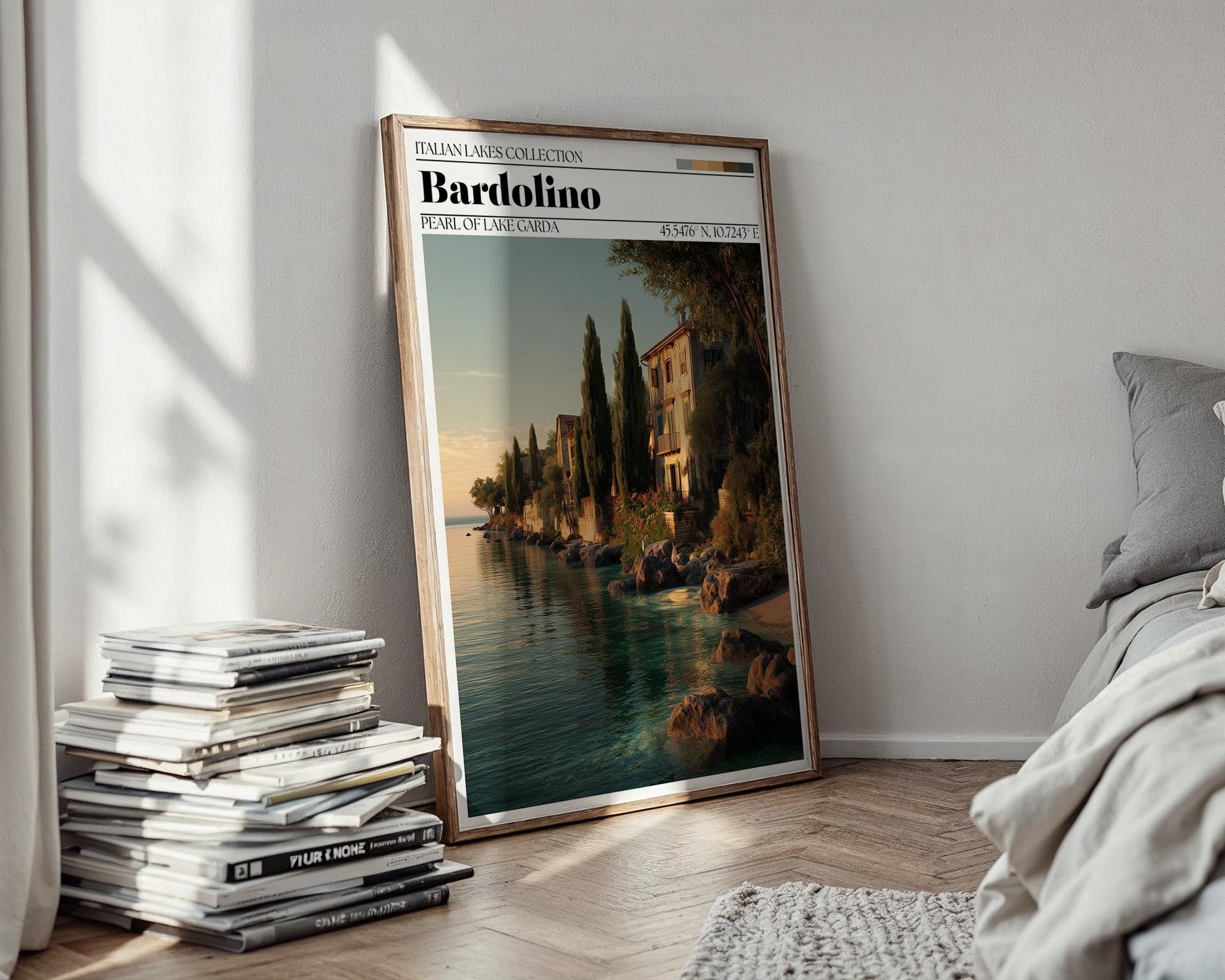 Bardolino Poster – Italian Wall Art - Lake Garda Travel Print