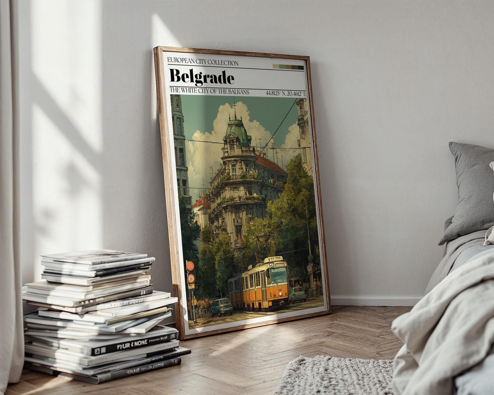 Belgrade, Serbia Poster – Belgrade Travel Wall Art Print
