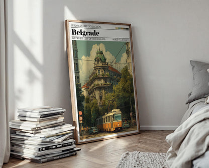 Belgrade, Serbia Poster – Belgrade Travel Wall Art Print
