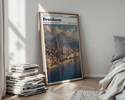 Benidorm, Spain Poster - Spanish Travel Wall Art