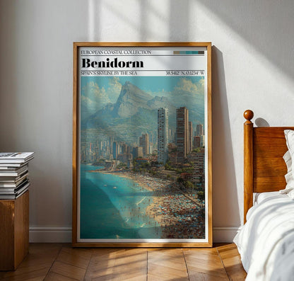 Benidorm, Spain Wall Art - Benidorm Travel Poster
