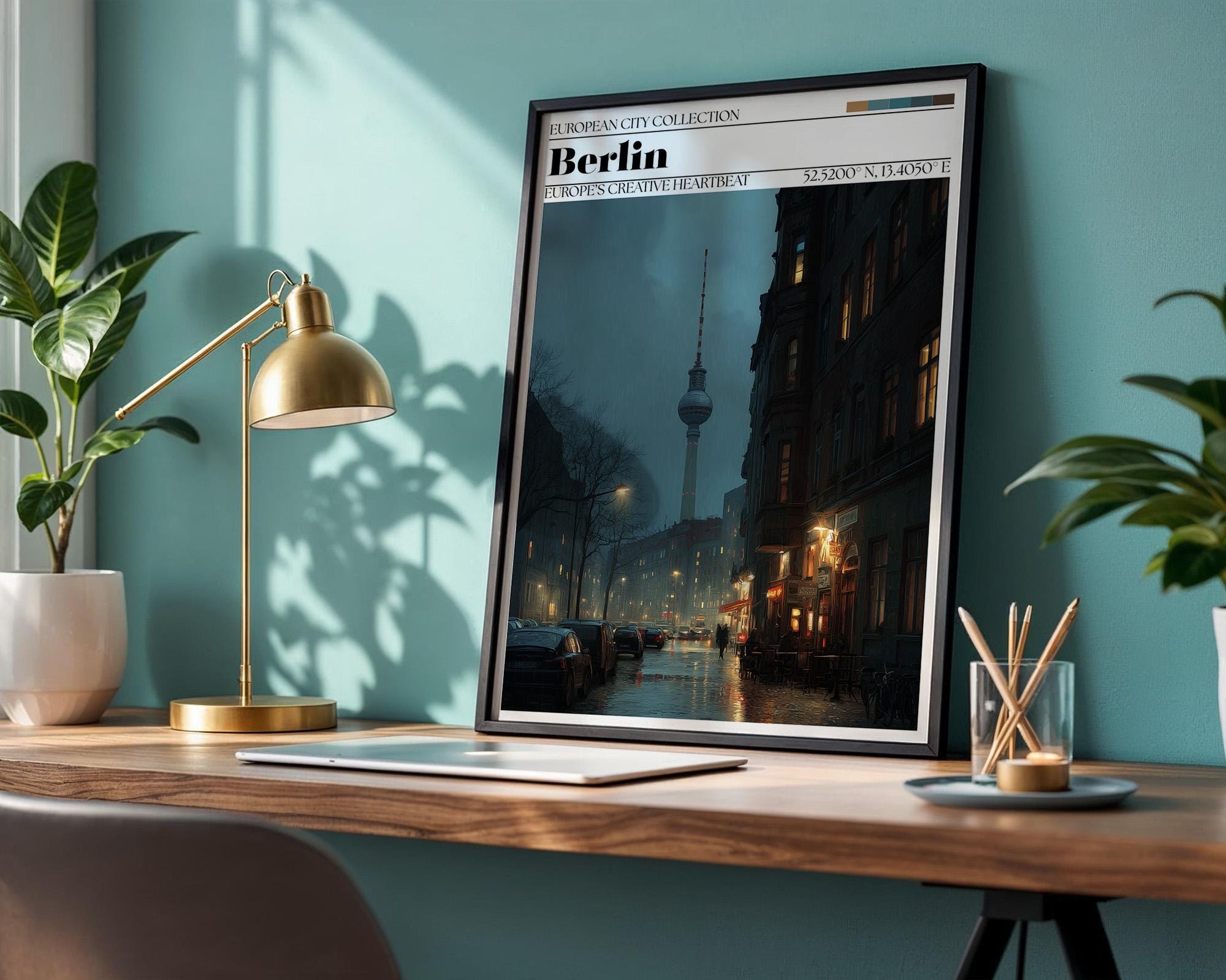Berlin Poster - Berlin, German Travel Wall Art Print