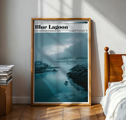 Blue Lagoon, Iceland Poster – Iceland Travel Wall Art Print