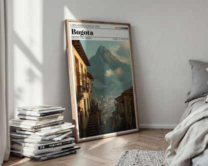 Bogota Colombia Travel Poster – Andean Capital Art Print