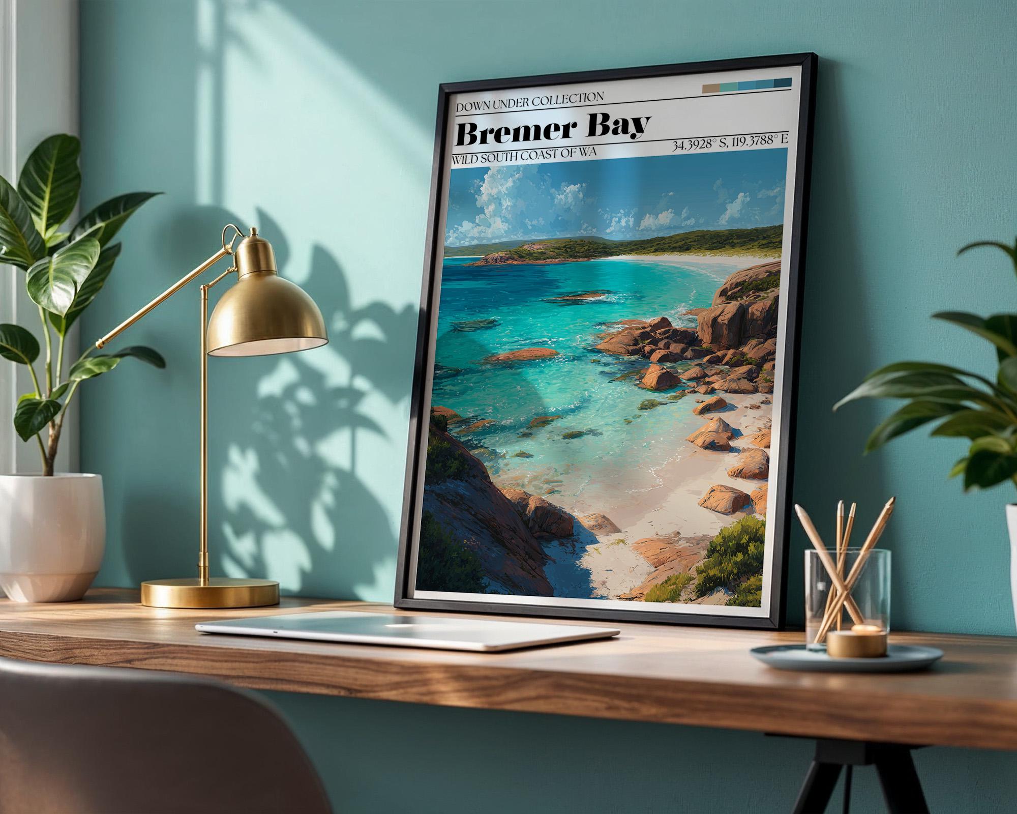 Bremer Bay Australia Poster – Western Australia Coastal Print
