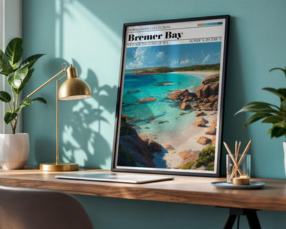 Bremer Bay Australia Poster – Western Australia Coastal Print