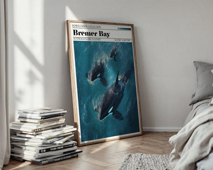 Bremer Bay Orca Poster – Western Australia Travel Print