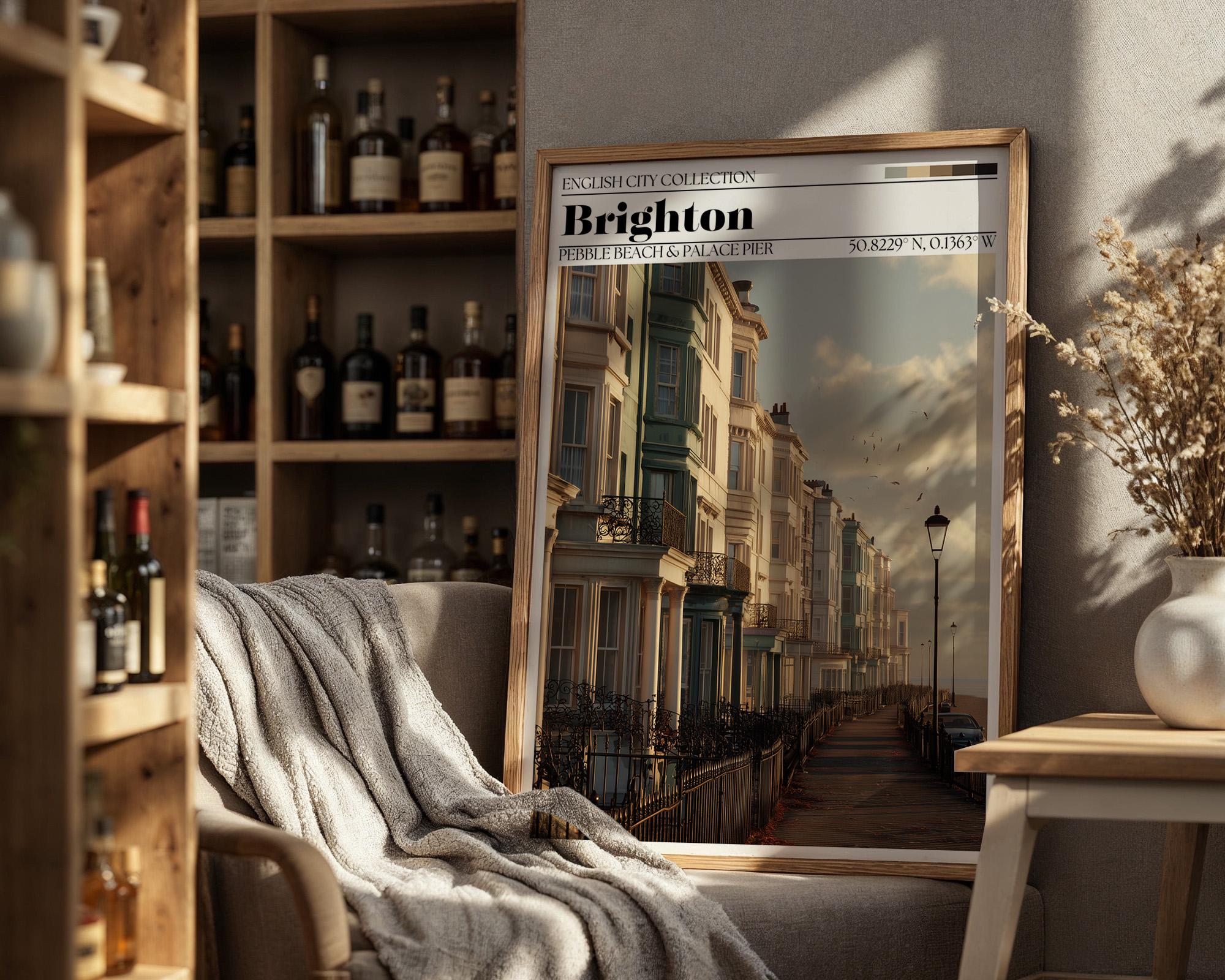 Brighton Wall Art Print – Sussex Travel Poster