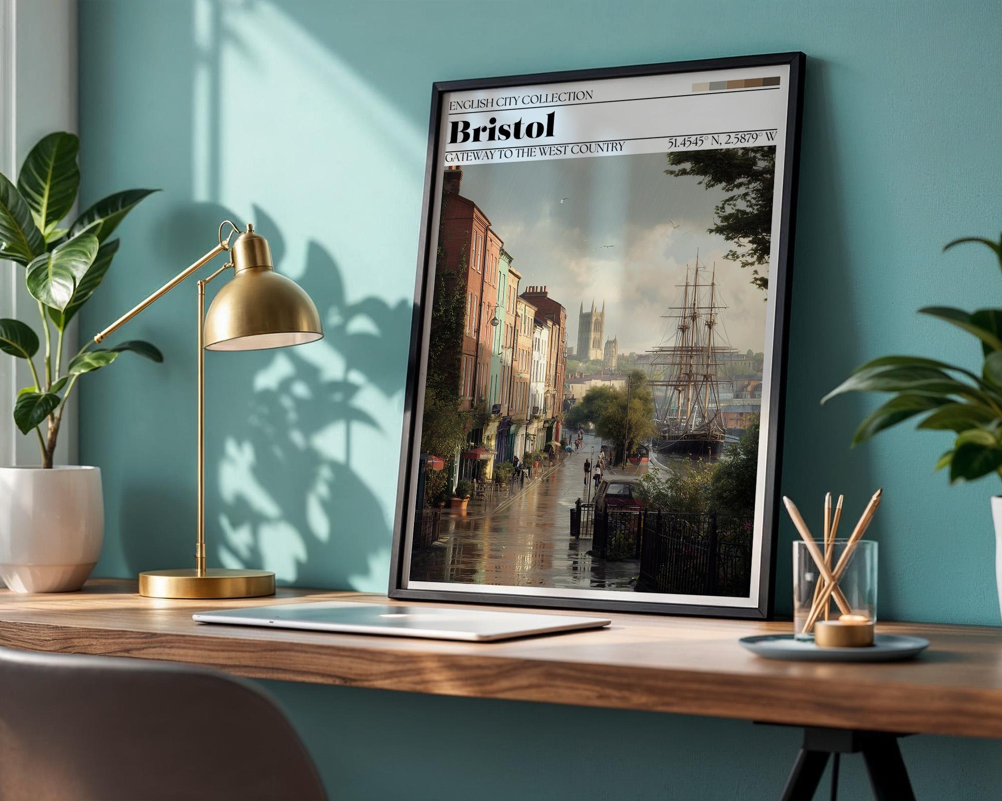 Bristol, England Poster – Bristol Travel Wall Art Print