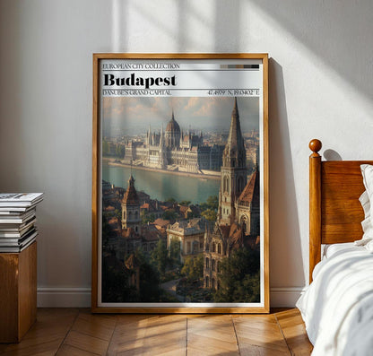 Budapest Travel Poster – Budapest Wall Art Print