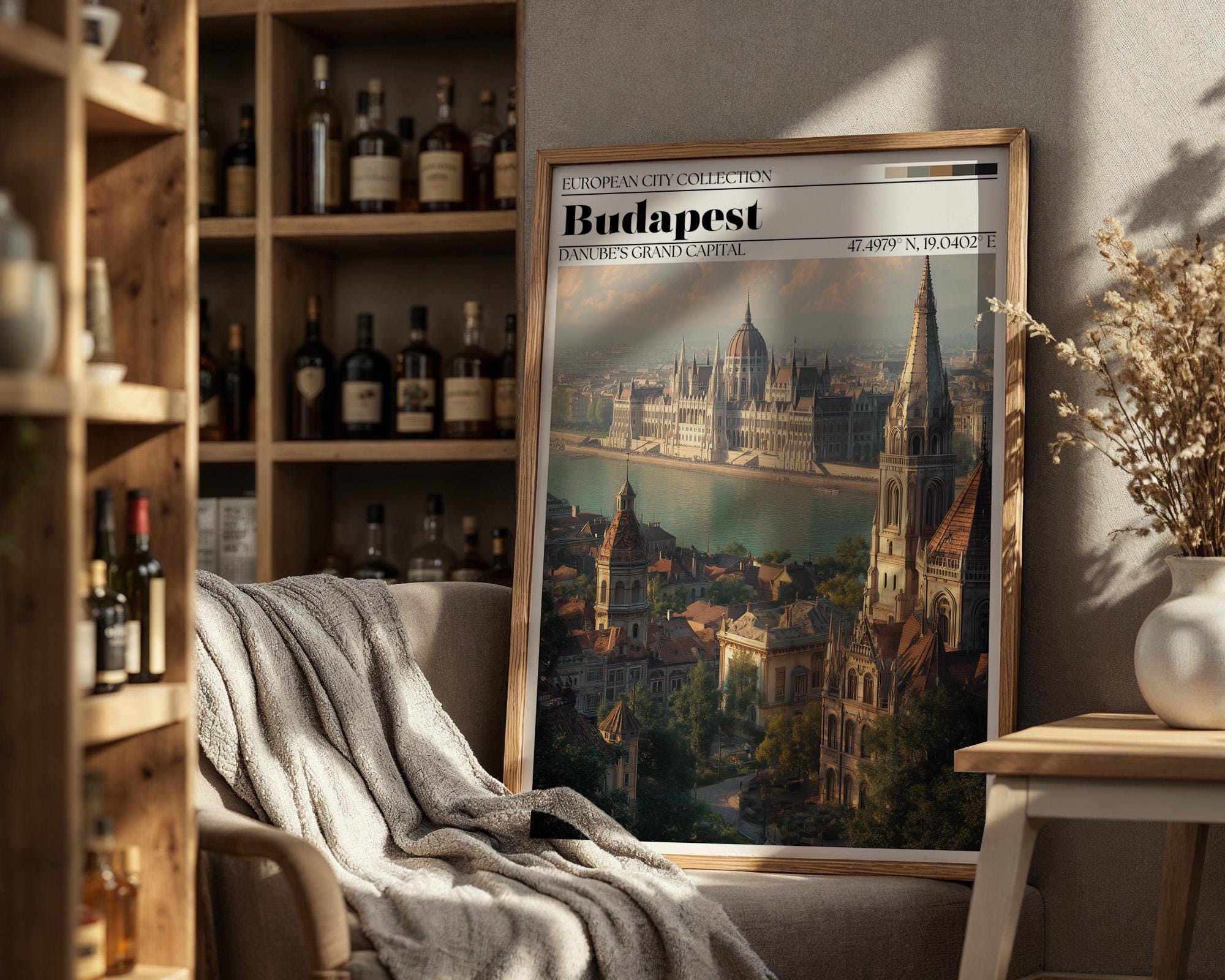 Budapest Travel Poster – Budapest Wall Art Print
