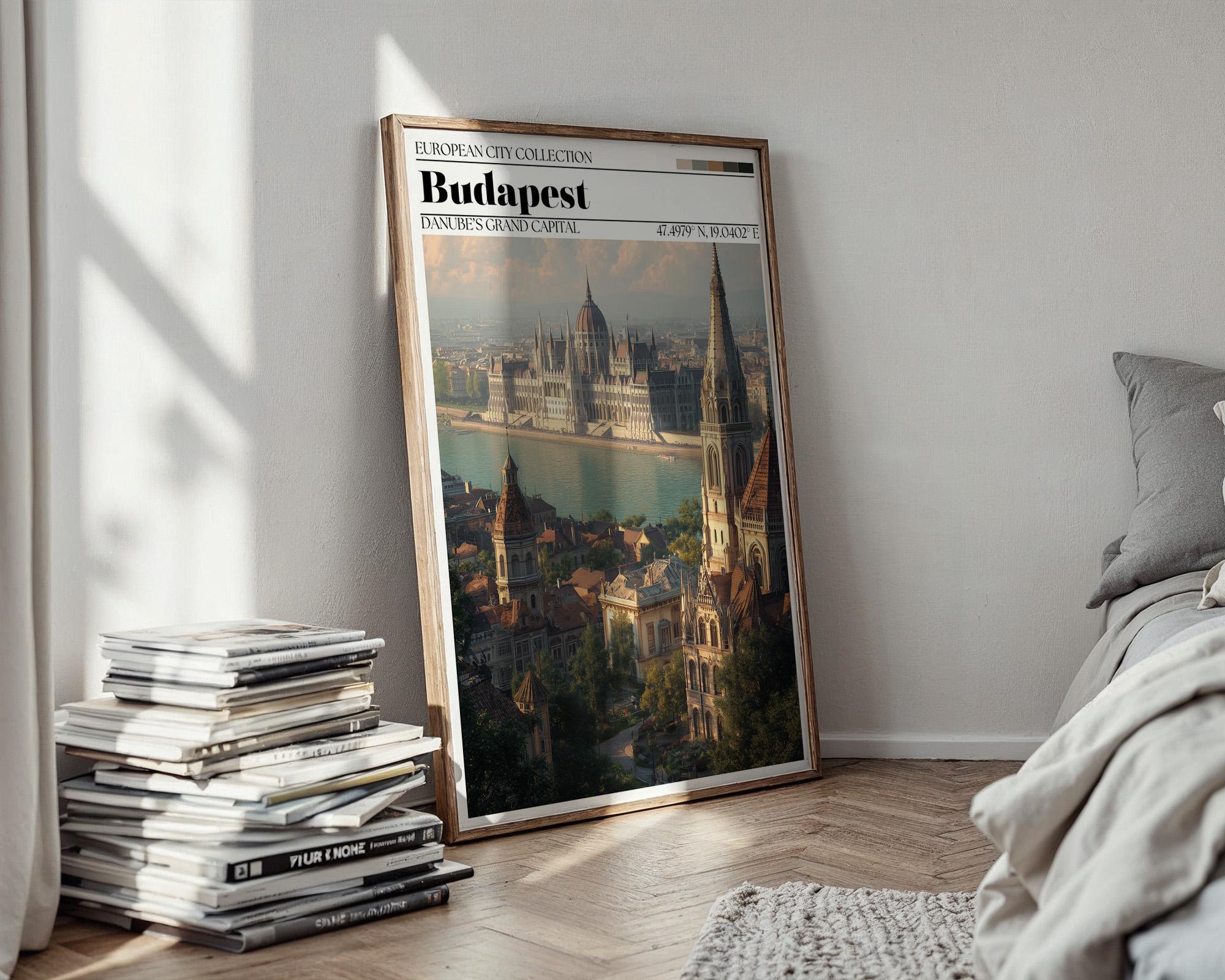 Budapest Travel Poster – Budapest Wall Art Print
