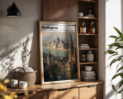 Budapest Travel Poster – Budapest Wall Art Print