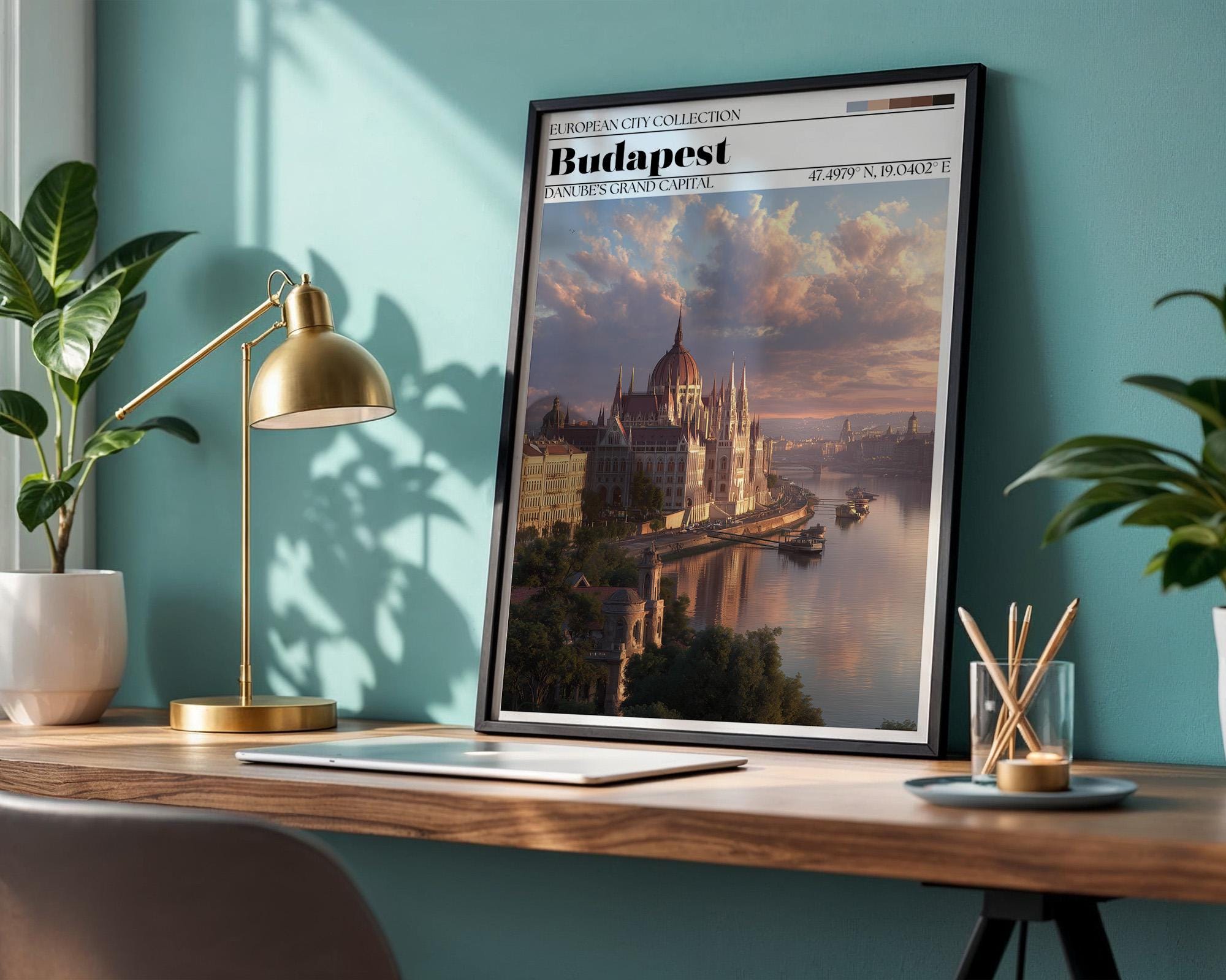Budapest, Hungary Poster – Budapest Travel Wall Art Print
