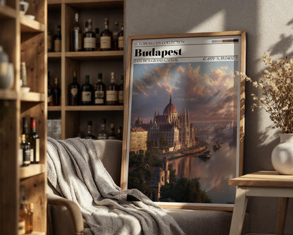 Budapest, Hungary Poster – Budapest Travel Wall Art Print