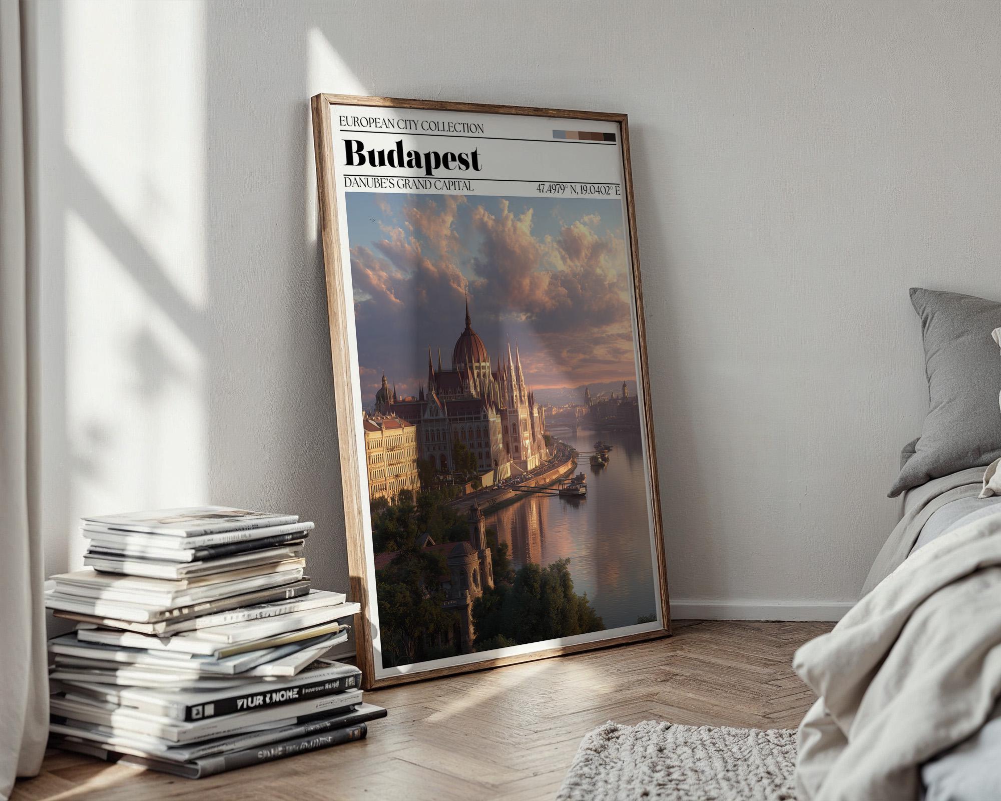 Budapest, Hungary Poster – Budapest Travel Wall Art Print