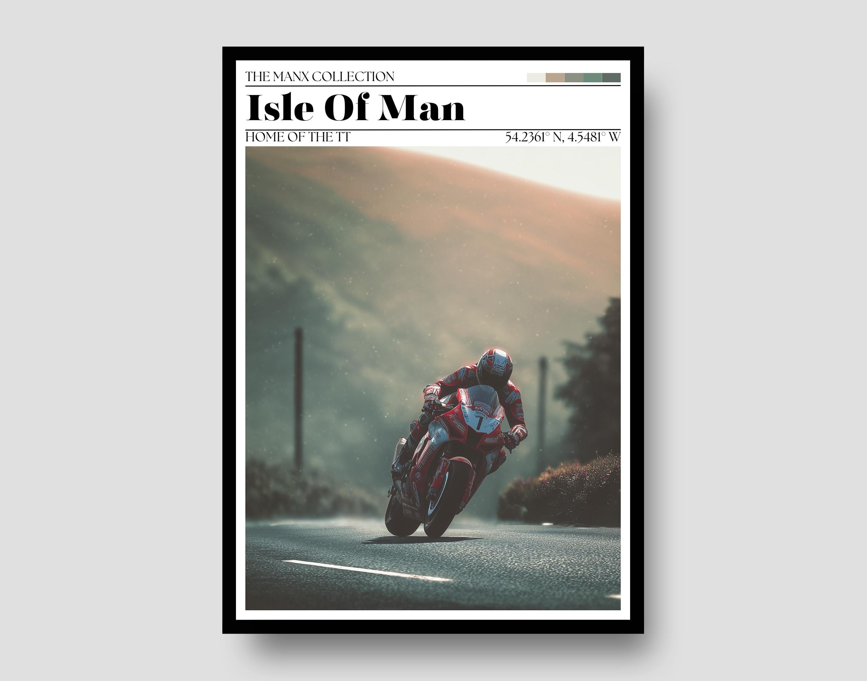 Isle of Man TT Poster – Manx Wall Art Print
