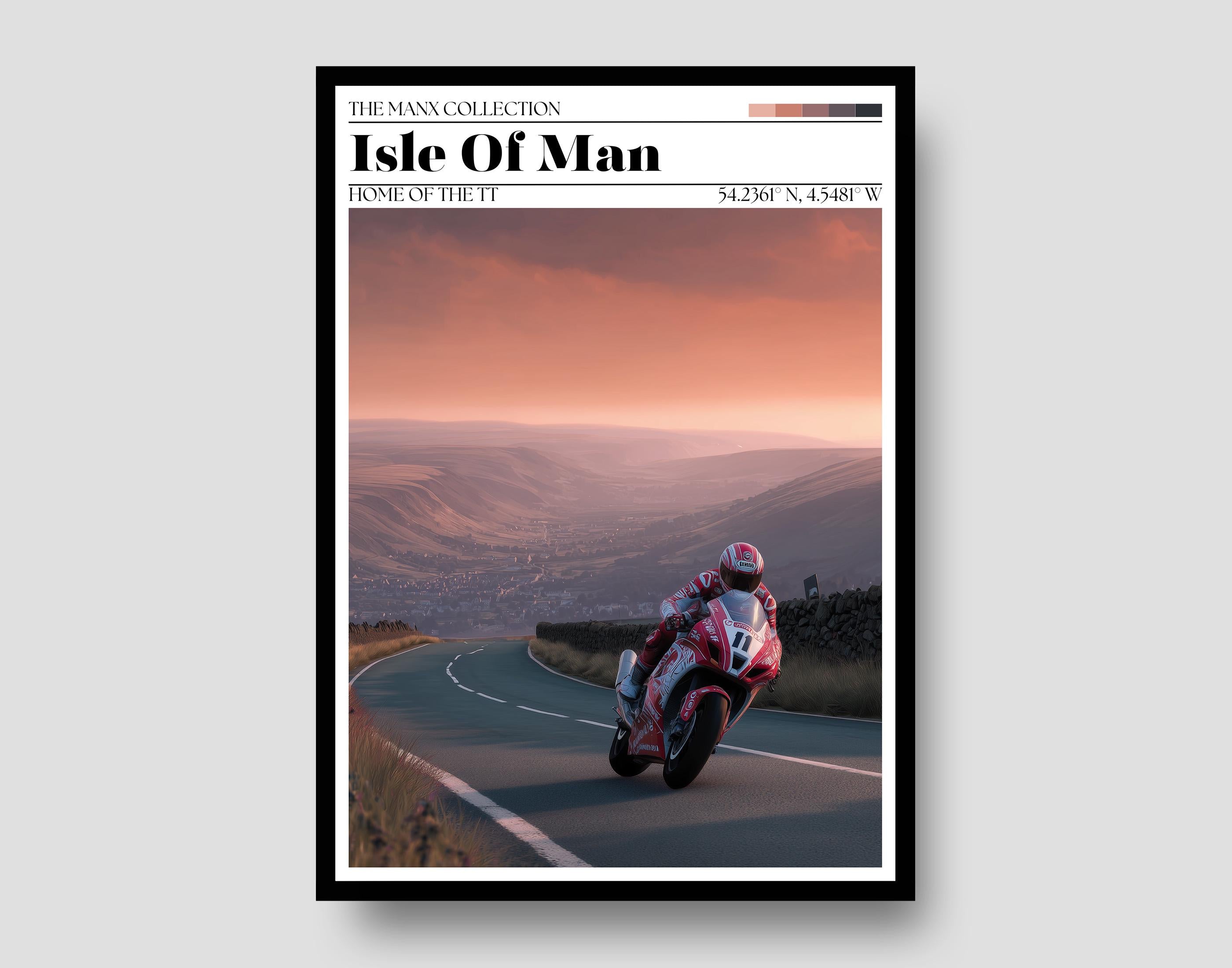 Isle of Man TT Poster – Isle of Man TT Wall Art Print