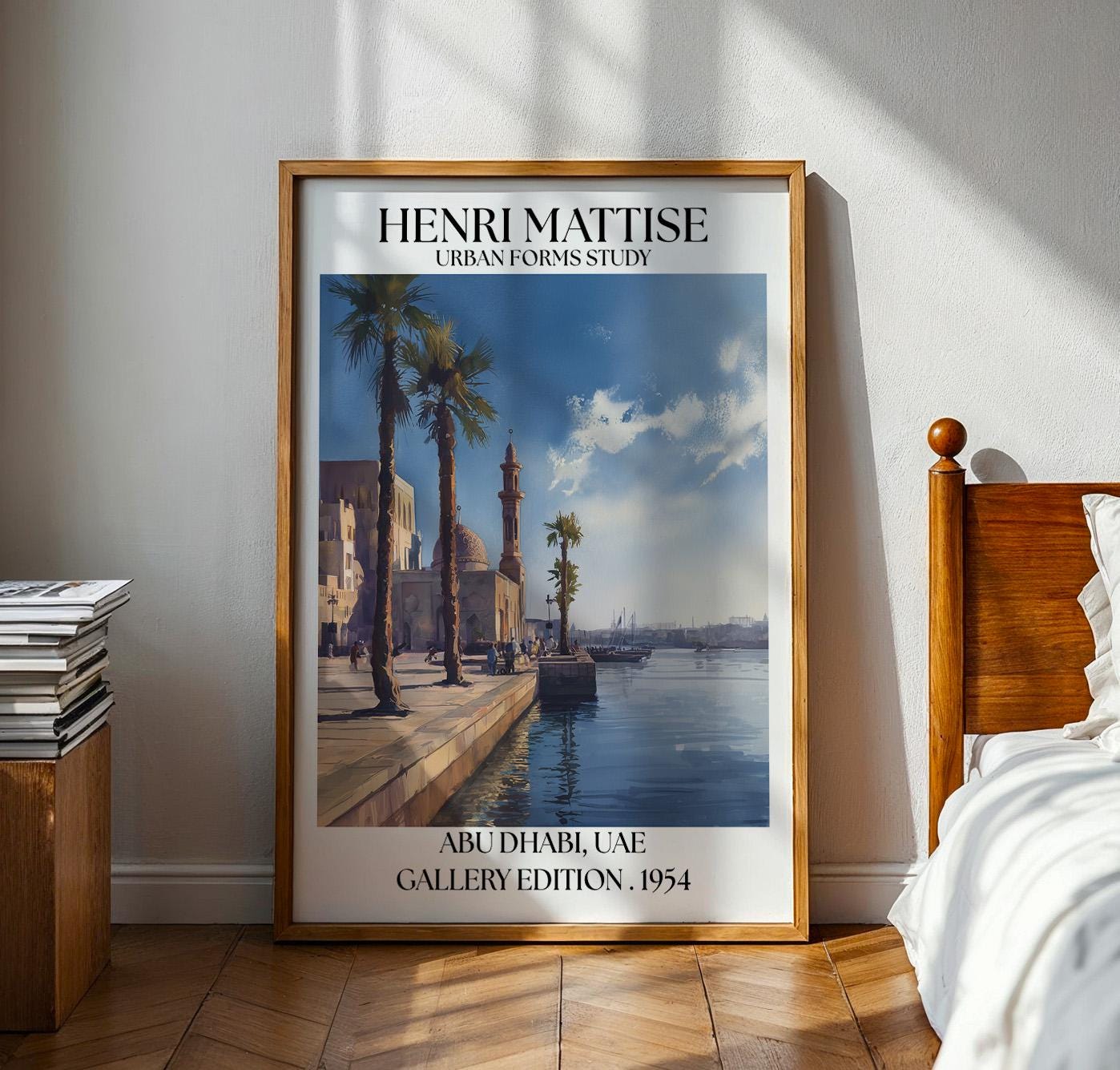 Abu Dhabi Henri Mattise Poster - Abu Dhabi Travel Wall Art