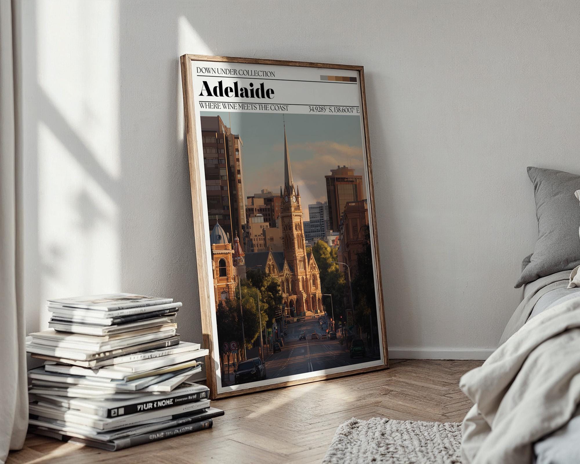 Adelaide Poster – Australia Wall Art Print