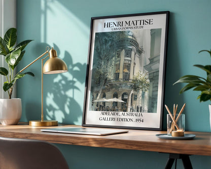 Henri Mattise Adelaide Poster – Australia Travel Wall Art Print