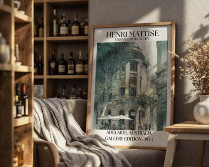 Henri Mattise Adelaide Poster – Australia Travel Wall Art Print