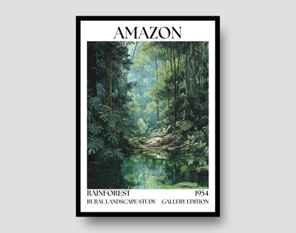 Amazon Rainforest Henri Mattise Poster - Amazon Wall Art Print
