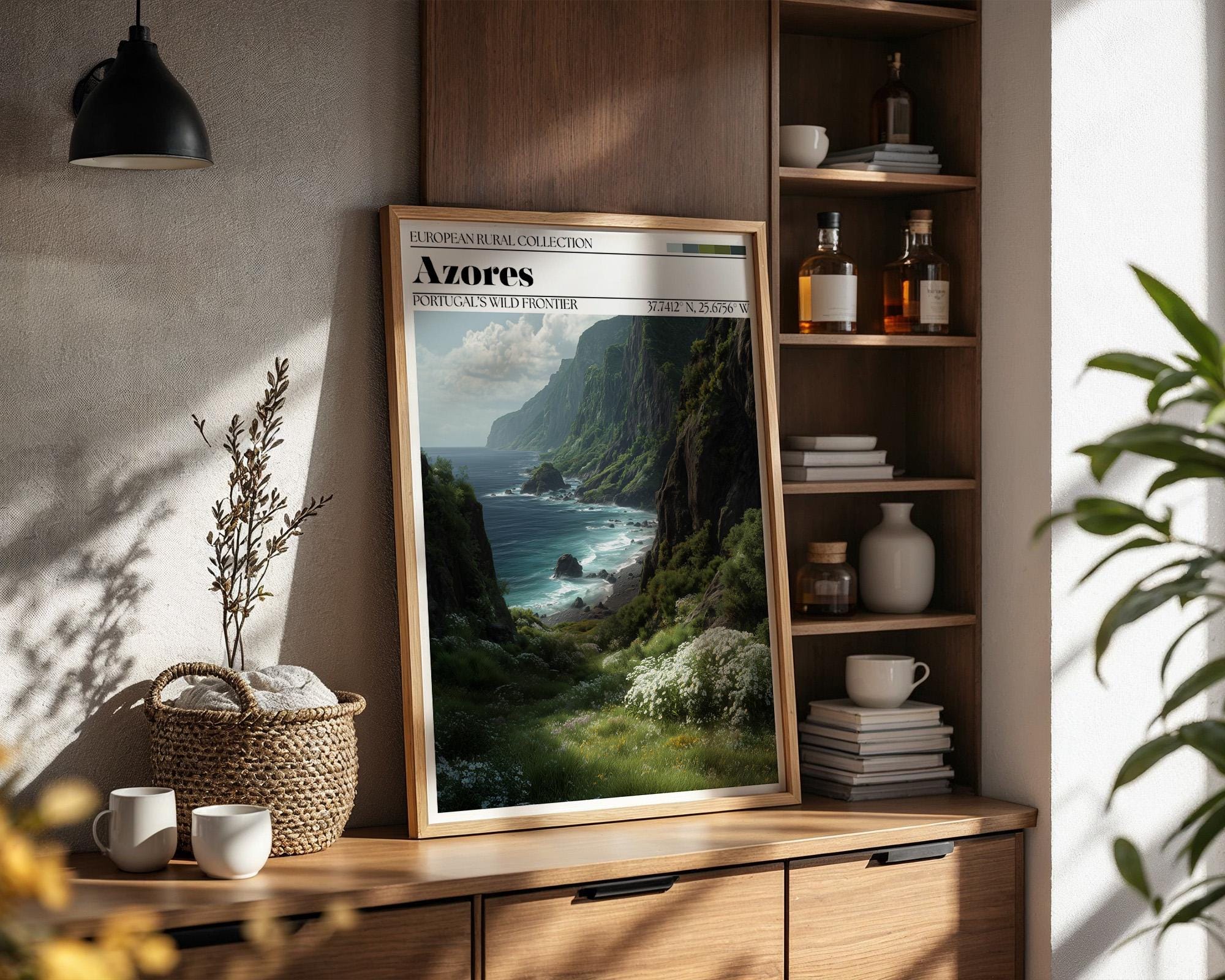 Azores Portugal Poster - Portugal Travel Wall Art