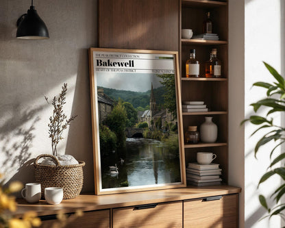 Bakewell, Peak District Poster – Bakewell Travel Wall Art Print