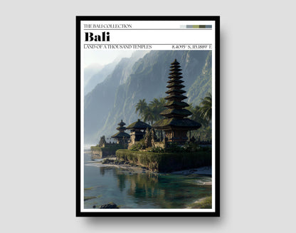 Bali Poster – Bali, Indonesia Travel Wall Art Print