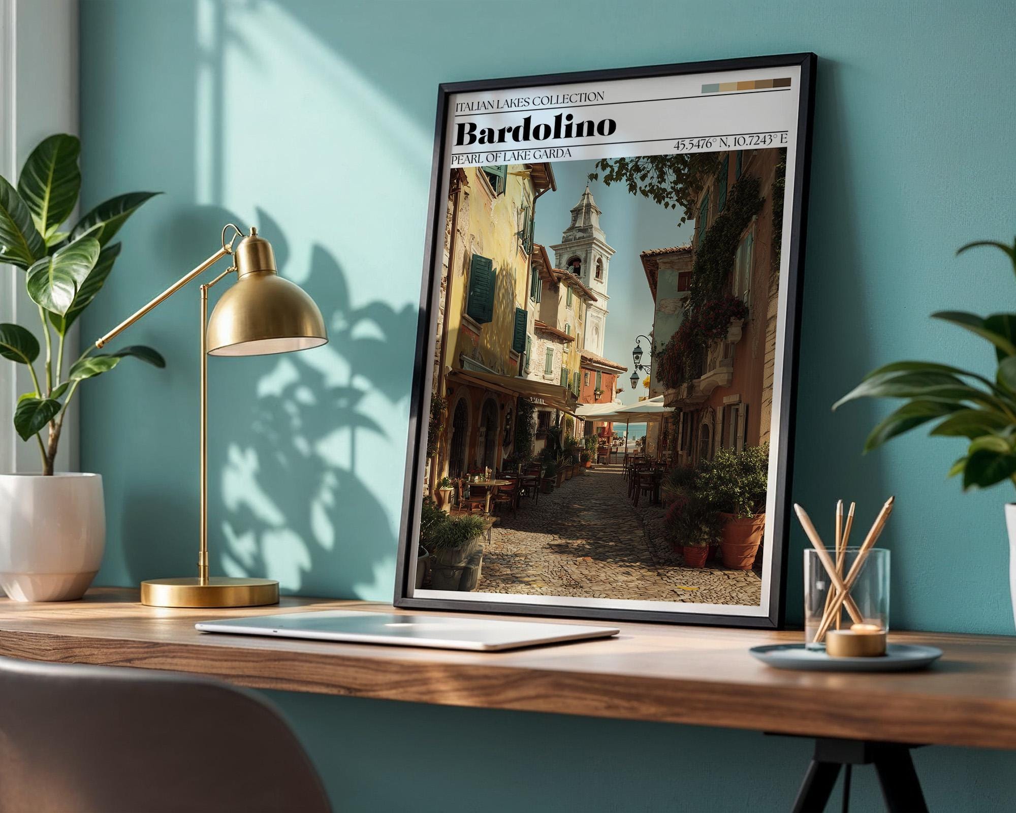 Bardolino, Lake Garda Poster - Italian Travel Wall Art Print