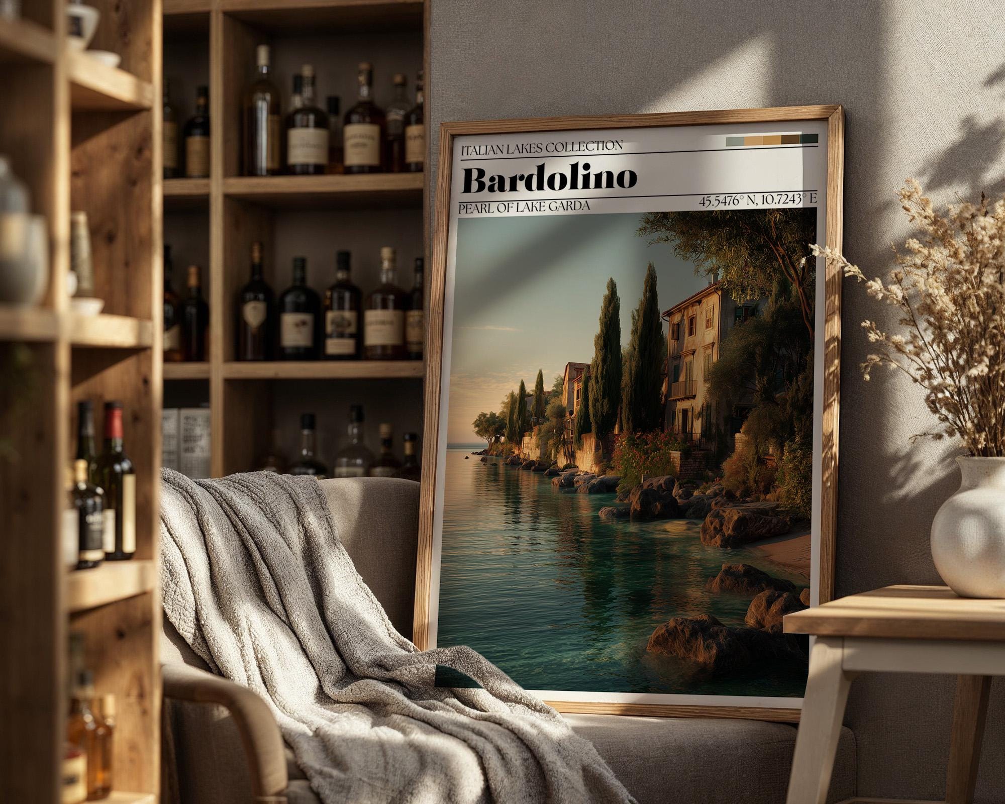 Bardolino Poster – Italian Wall Art - Lake Garda Travel Print