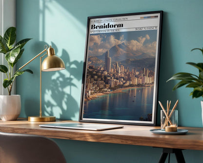 Benidorm, Spain Poster - Spanish Travel Wall Art