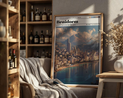 Benidorm, Spain Poster - Spanish Travel Wall Art