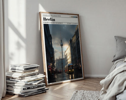 Berlin Travel Poster - Germany Wall Art Print