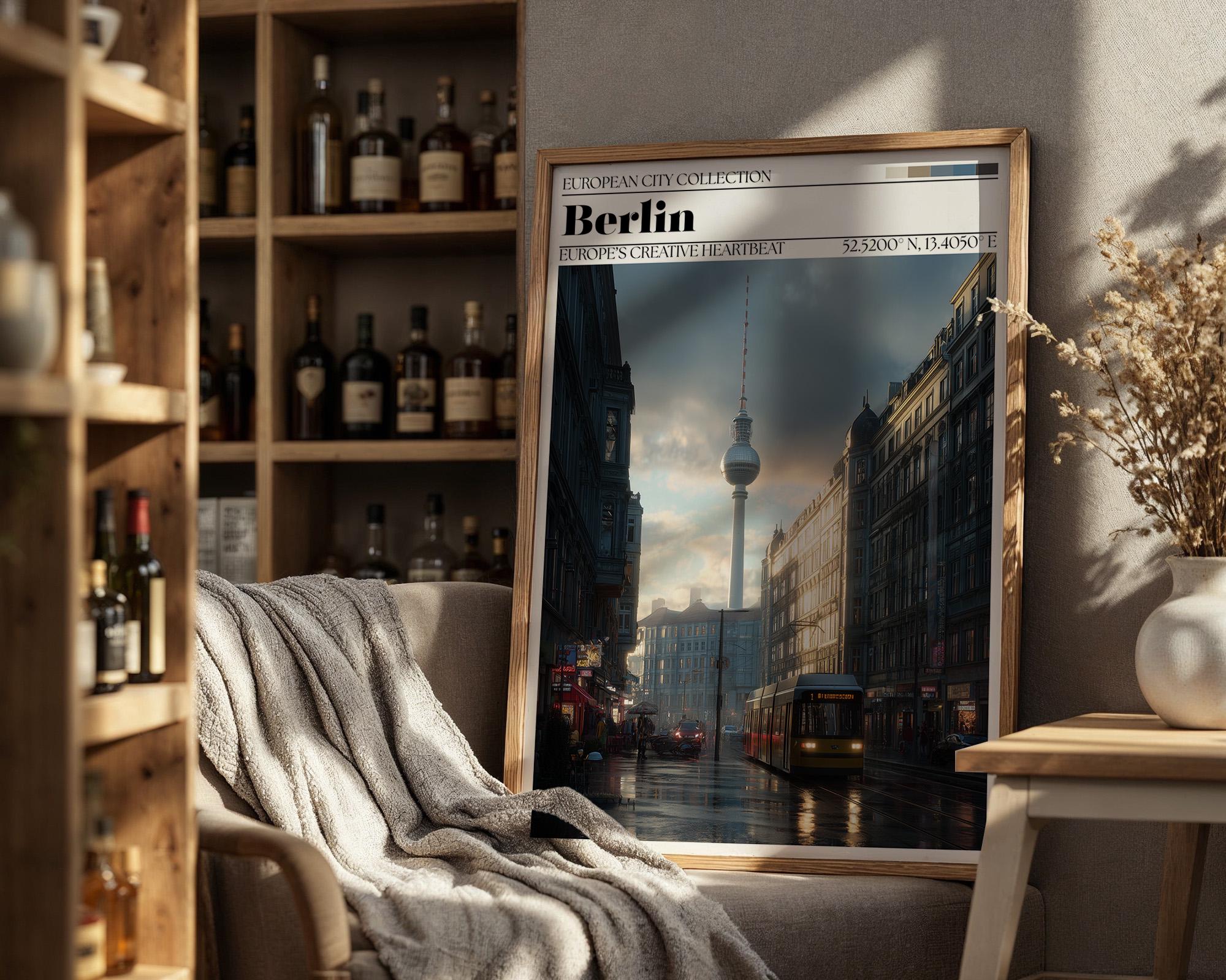 Berlin Travel Poster - Germany Wall Art Print