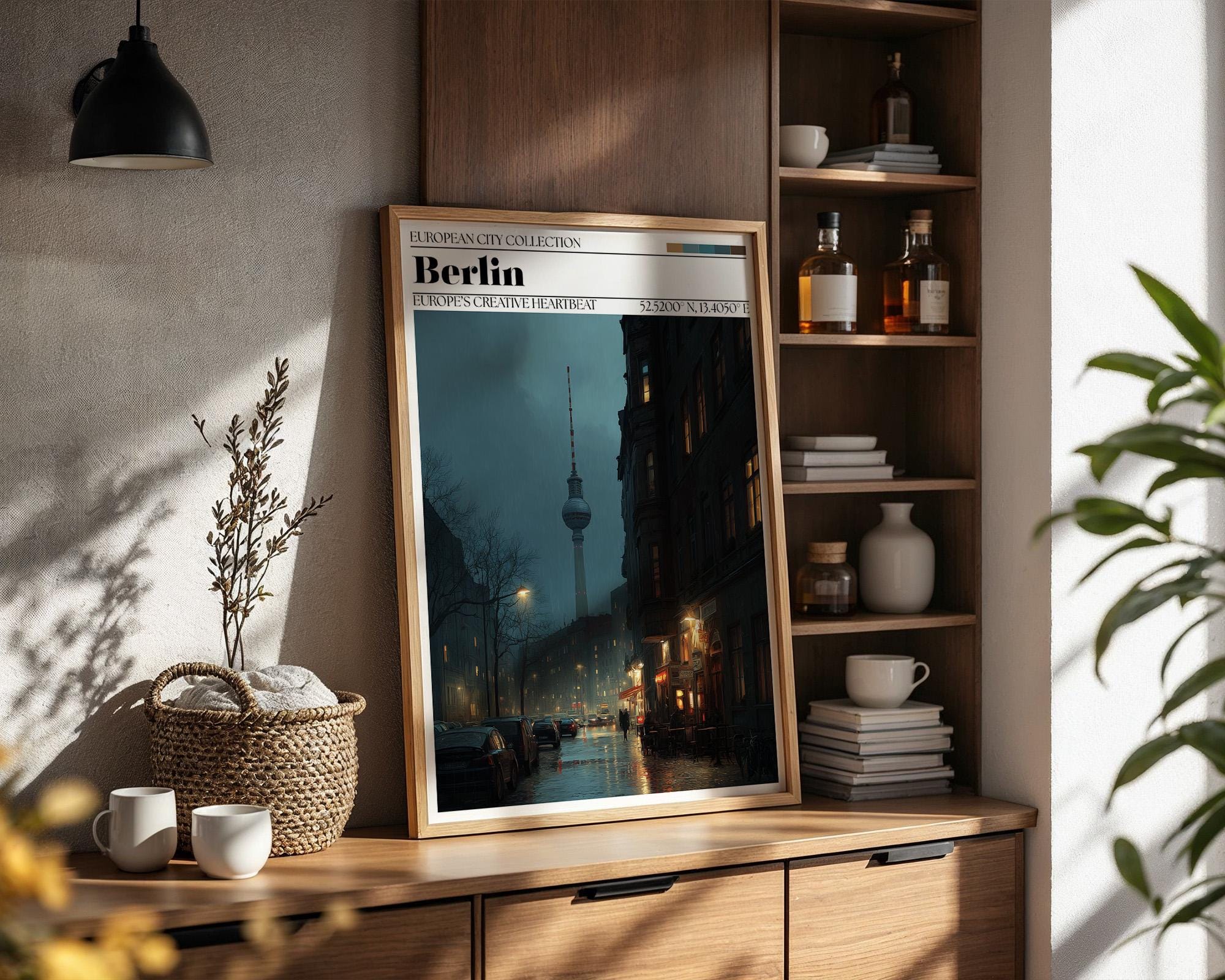 Berlin Poster - Berlin, German Travel Wall Art Print