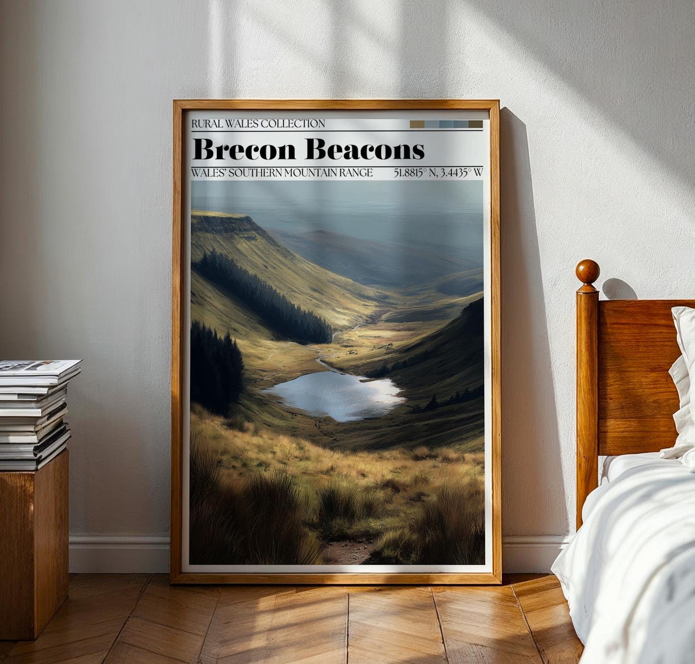 Brecon Beacons National Park Poster – Wales Travel Art