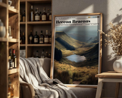 Brecon Beacons National Park Poster – Wales Travel Art