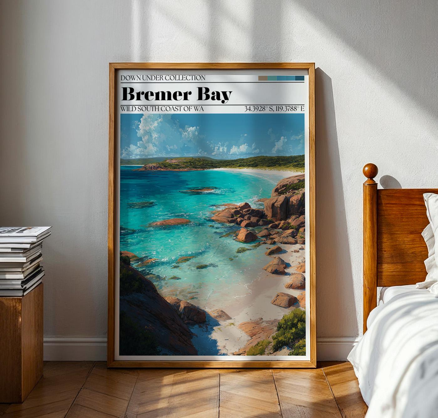 Bremer Bay Australia Poster – Western Australia Coastal Print
