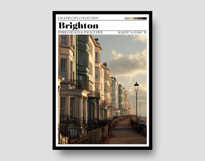 Brighton Wall Art Print – Sussex Travel Poster