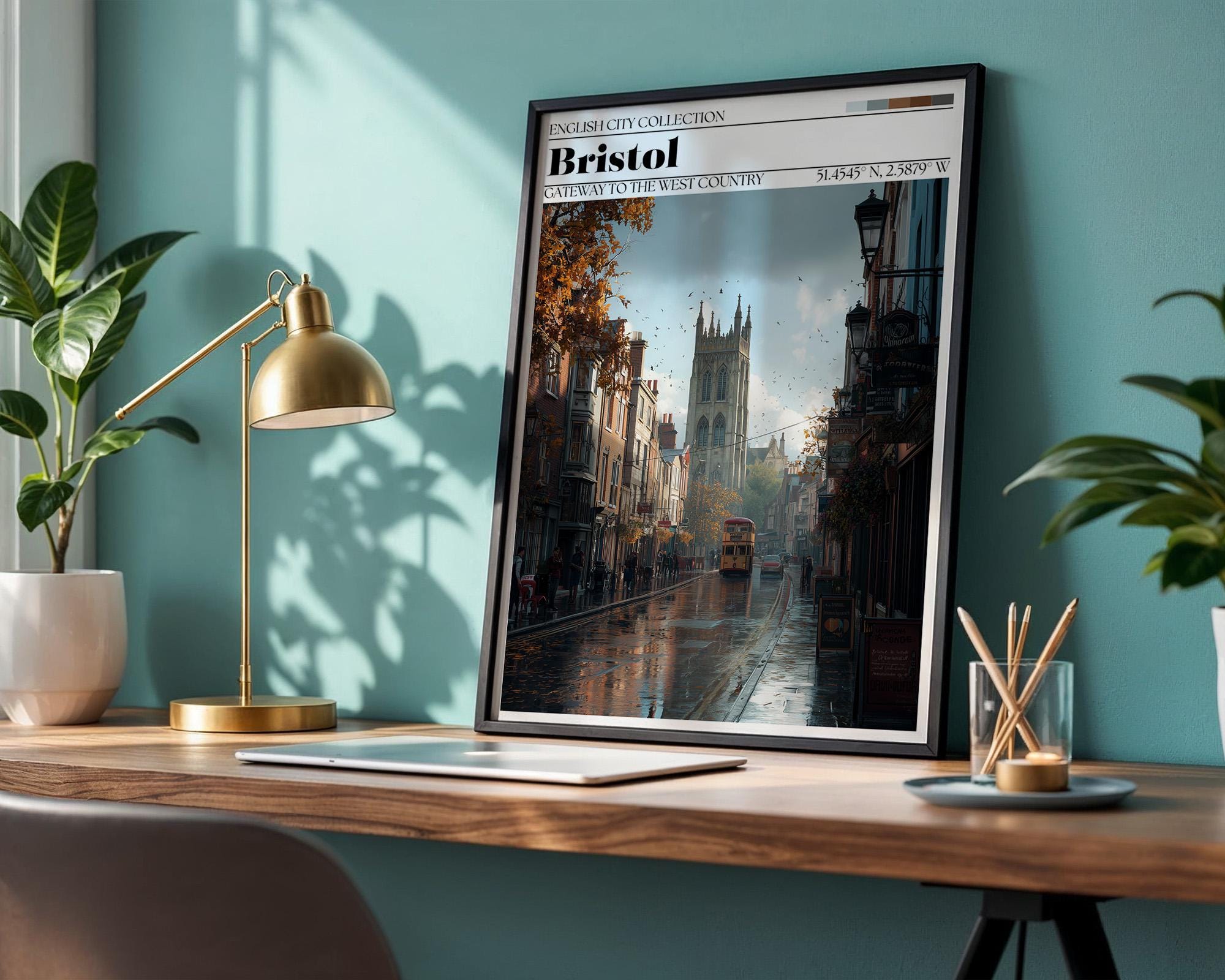 Bristol Poster – Bristol, English Travel Wall Art Print