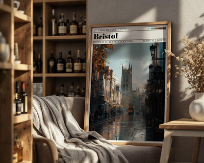 Bristol Poster – Bristol, English Travel Wall Art Print