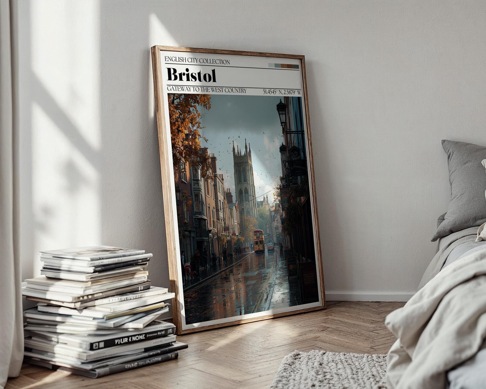Bristol Poster – Bristol, English Travel Wall Art Print