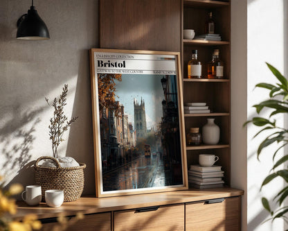 Bristol Poster – Bristol, English Travel Wall Art Print