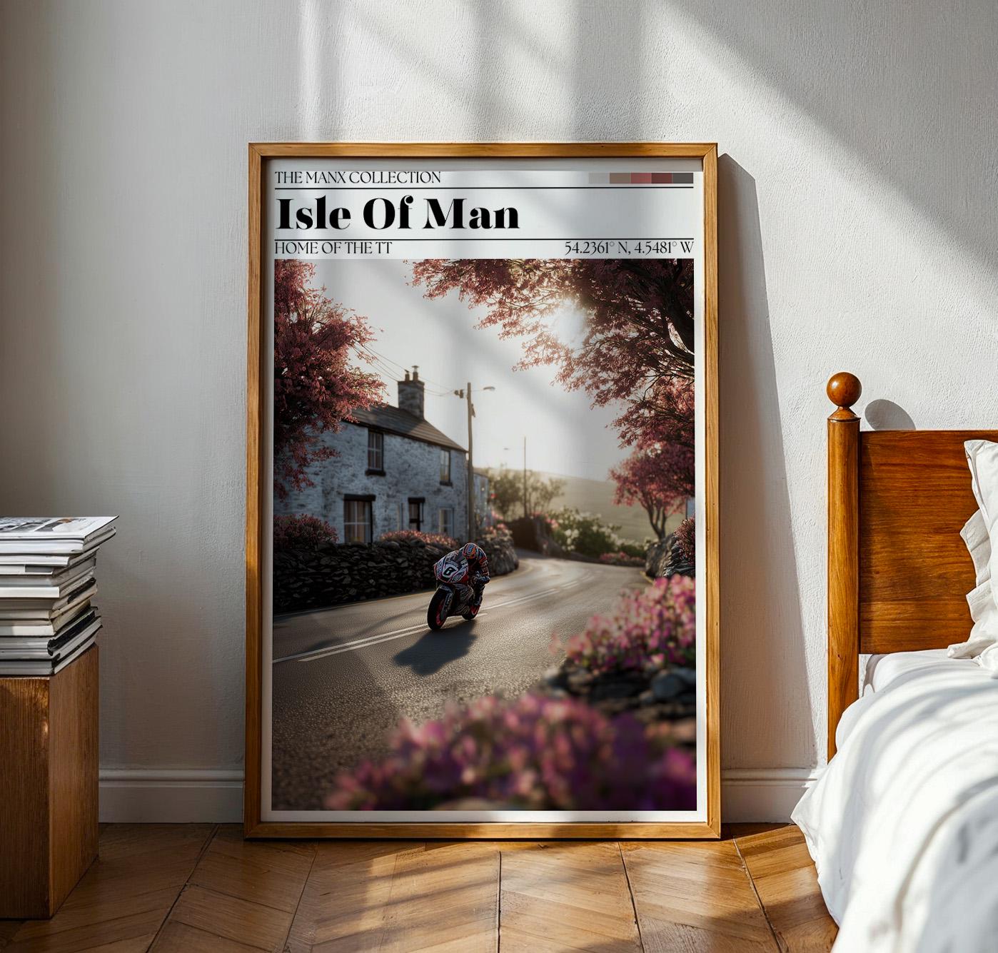 Isle of Man TT Poster – Motorbike Racing Wall Art