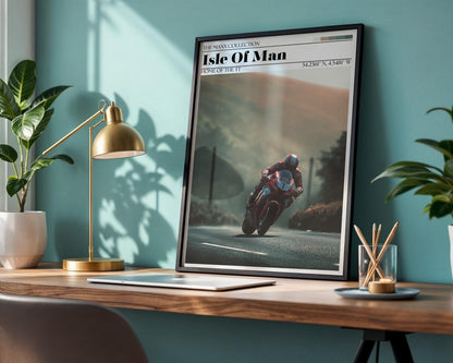 Isle of Man TT Poster – Manx Wall Art Print