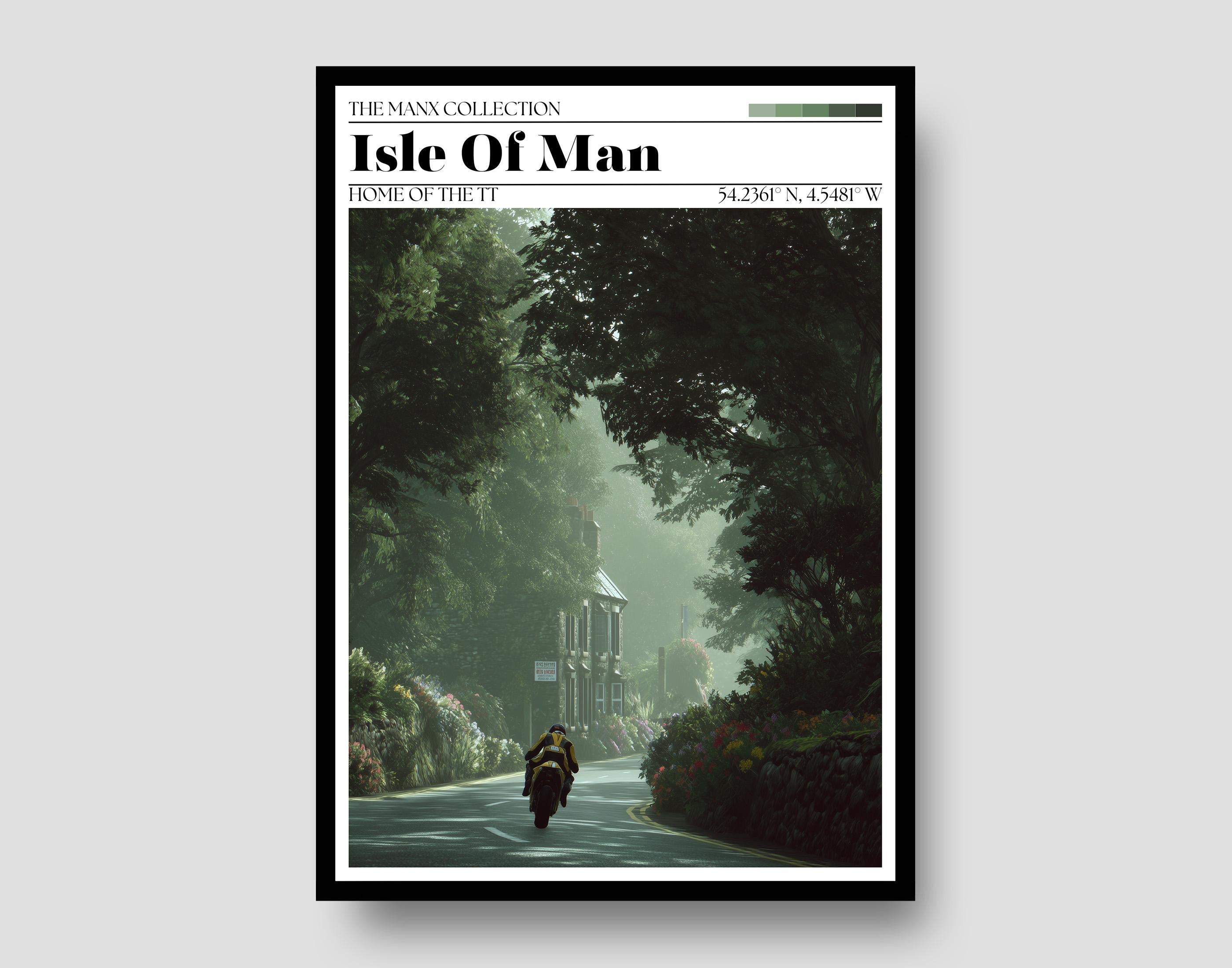 Isle of Man Poster - TT Wall Art Print