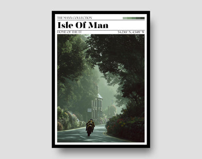 Isle of Man Poster - TT Wall Art Print