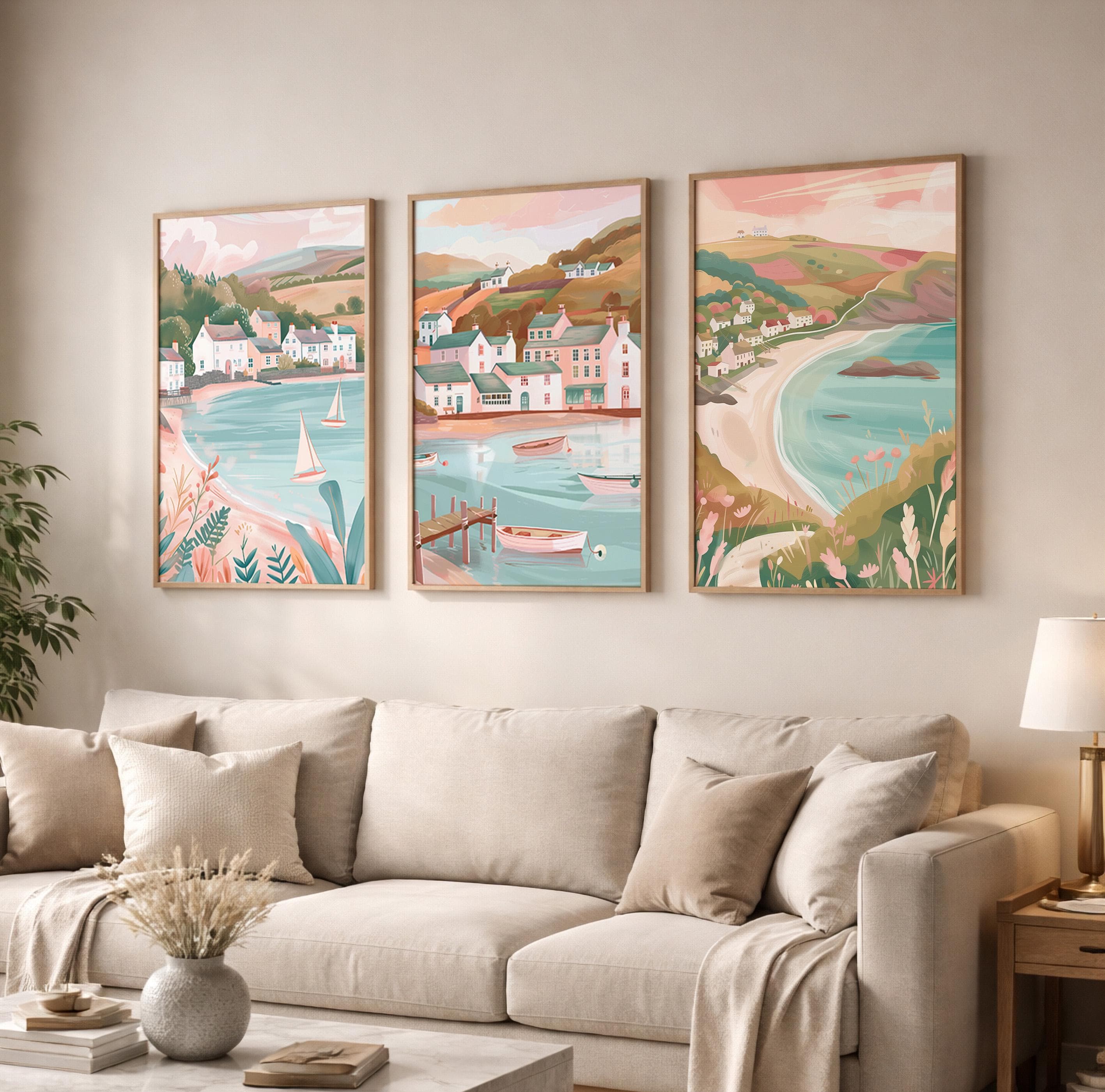 Lake District Set Of 3 Posters - Lake District Wall Art Prints - Travel Wall Art
